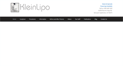 Desktop Screenshot of kleinlipo.com